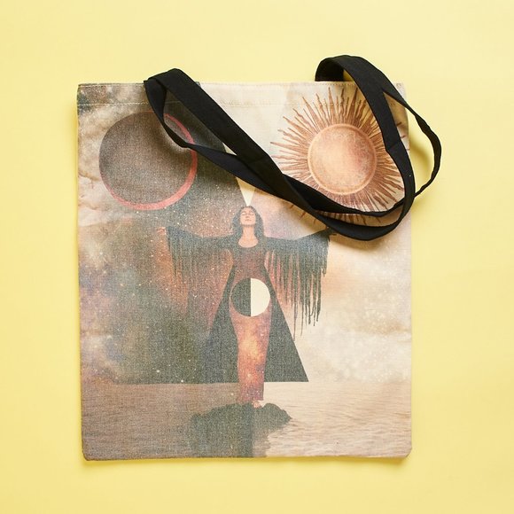 Cosmic Collage Tote Bag  - get FREE gift with purchase ($10 value) - Picture 4 of 5